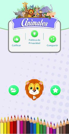 Animals to paint and color - Screenshot 1