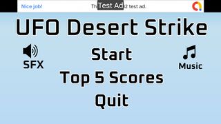 UFO Desert Strike - Screenshot 1
