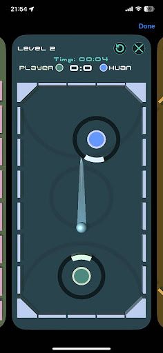 Holeba: air hockey - Screenshot 2