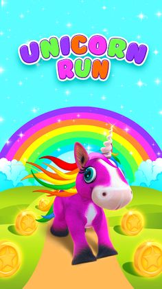 Unicorn Run: game for girls - Screenshot 1