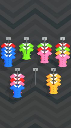 Clothes Sort 3D - Color Puzzle - Screenshot 3