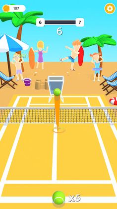 Tennis Bouncing Master 3D - Screenshot 1