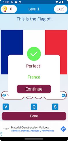 Country quiz - Screenshot 2