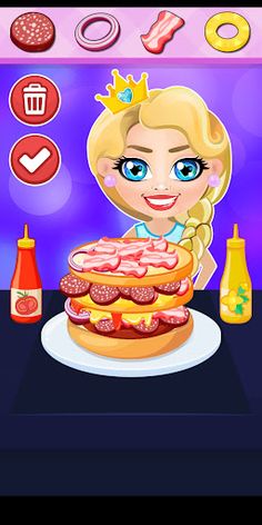 Elsa and Frozen Cheeseburger - Screenshot 4