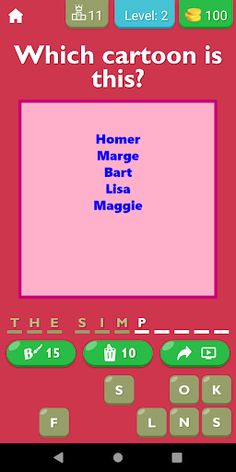 Guess Cartoon By Characters - Screenshot 3