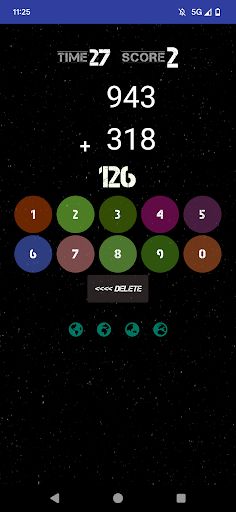 60 Second Math Add Game - Screenshot 3