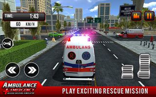 911 Ambulance City Rescue Game - Screenshot 2