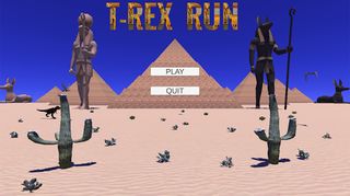 T-Rex Run 2.5D - Screenshot 1
