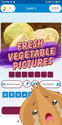 Guess the vegetable game - Screenshot 4