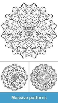 100+ Mandala coloring pages - Screenshot 4