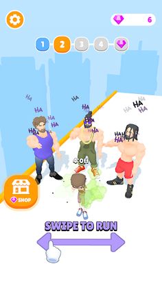 Manly Run - Screenshot 2