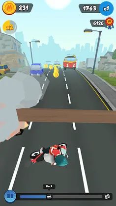 Moto Max: Endless Runner - Screenshot 2