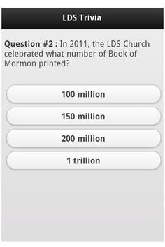 LDS Trivia - Screenshot 2