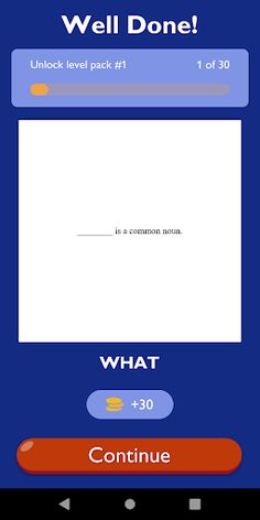 Grammar Fill In The Blanks App - Screenshot 2