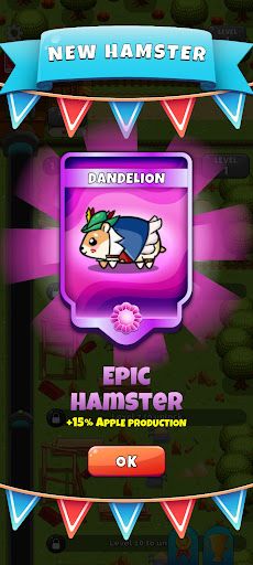 Hamsters & apples on idle farm - Screenshot 2
