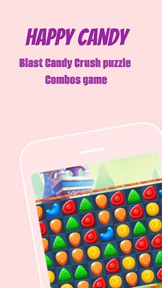 Happy Candy:Crush Combos Game - Screenshot 1