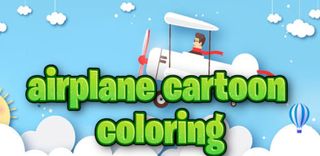 airplane cartoon coloring - Screenshot 1