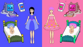 Chibi Dolls:Girl Dress Up Game - Screenshot 1