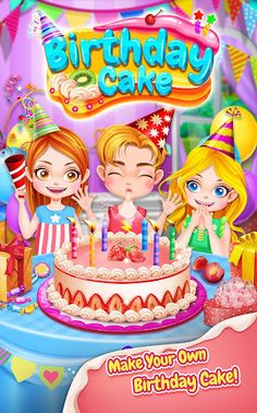 Sweet Birthday Cake Maker - Screenshot 1