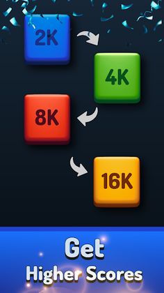 2048 Merge Cubes - Screenshot 2