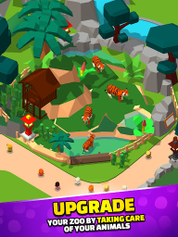 Idle Zoo Tycoon 3D - Animal Pa - Screenshot 4