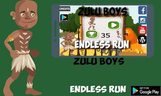 Zulu Boys Endless Run - Screenshot 2
