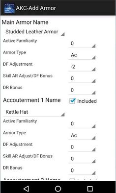 AKDKombatCalc - Screenshot 4