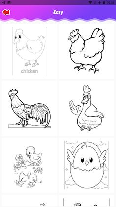 Chicken coloring - Screenshot 2