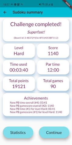 Sudoku Pro - Time challenge - Screenshot 4