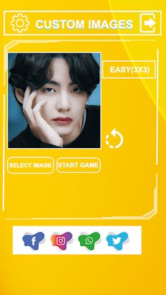 Kim Tae-Hyung Slide Puzzle - Screenshot 3