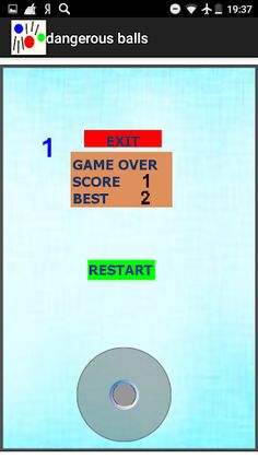 indie game. Dangerous balls - Screenshot 2