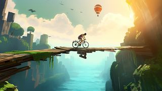 BMX bike xtreme sky surfer - Screenshot 2