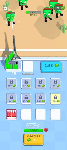 Bullet Sort - A Zombie game - Screenshot 1