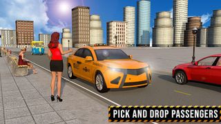 USA Taxi Car Driving: Car Game - Screenshot 1