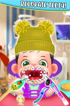 Kids Braces Dentist teeth game - Screenshot 4