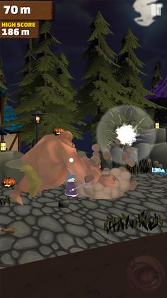 Magic Witch Runner - Screenshot 1