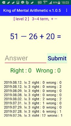 King of Mental Arithmetic (Mat - Screenshot 1
