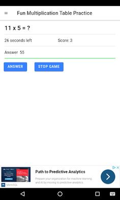 Fun Multiplication Table Pract - Screenshot 1