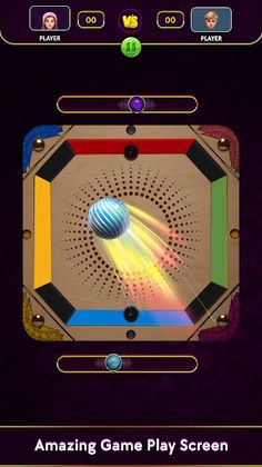 Hyperlap Carrom Board - Screenshot 3