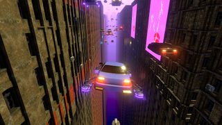 Cyberpunk Racing: Flying Racer - Screenshot 3