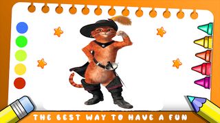 Puss in Boots Coloring - Screenshot 2