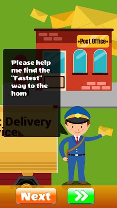 Postman Jack - Math Brain Game - Screenshot 1