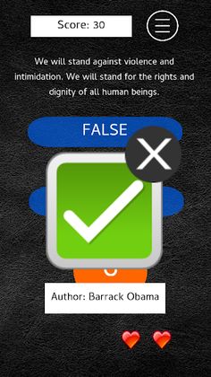 Obama Quote Game - Screenshot 2