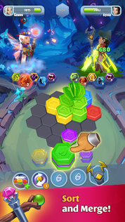 Hex Heroes・Hexagon puzzle game - Screenshot 1