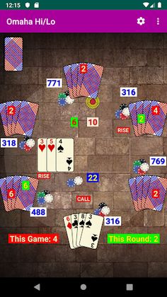 Omaha Hi/Lo Poker - Screenshot 4