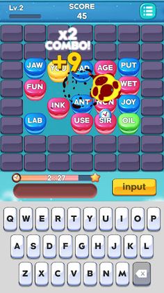 Word Pop! 3 Match Typing Game - Screenshot 1