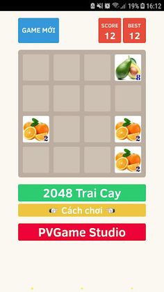 2048 Trái Cây - Screenshot 3