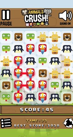 Animal Match3 game - Screenshot 2