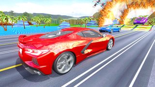 Stunt car driving: mega ramp - Screenshot 1