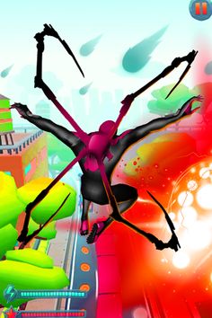 Spider Hero Subway Rush Man - Screenshot 2